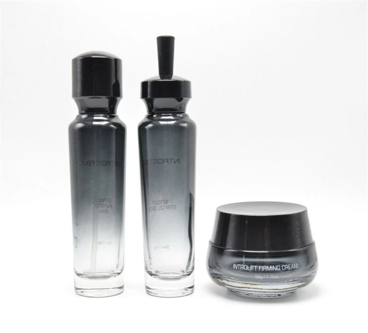botol kosmetik kaca hitam 100ml
